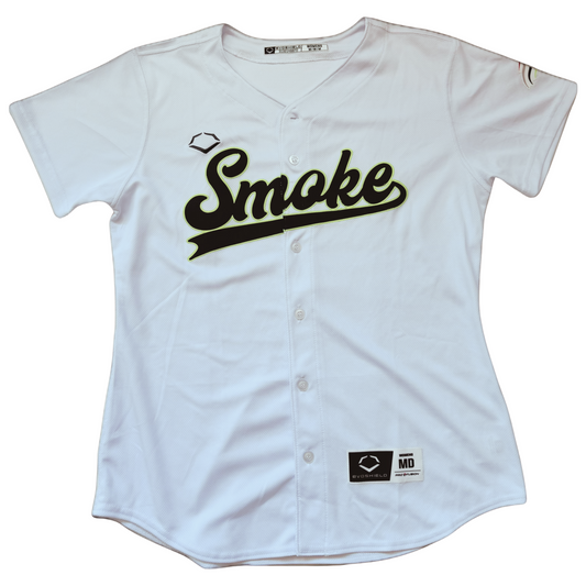 Official Smoke Authentic White Game Jersey